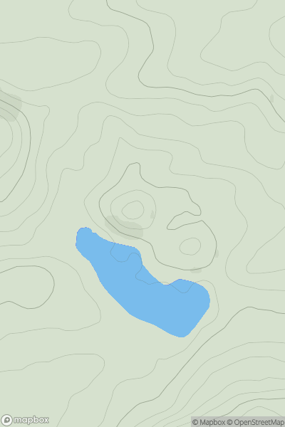 Thumbnail image for Cauldshiels Hill [The River Tweed to the English Border] [NT512325] showing contour plot for surrounding peak